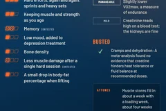 An item card's busted column