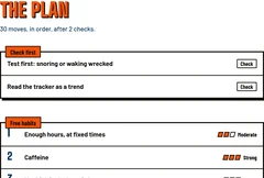 The plan's graded rows
